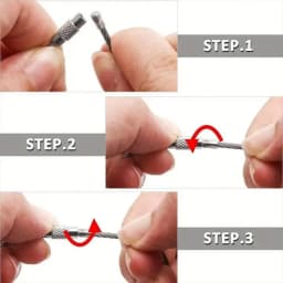 10-piece Stainless Steel Wire Travel Backpack Keychain Luggage Tag Bag Ring Wire Braided Keychain Luggage Tag Ring Tag Holder