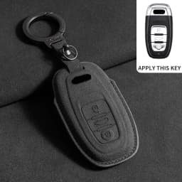 Car Key Case Cover For Audi A1 A3 8P A4 B9 A5 A6 C7 8S A7 A8 Q3 Q5 Q7 4M S4 S5 S6 S7 S8 RS3 RS6 SQ5 TTS Car Keychain Accessories