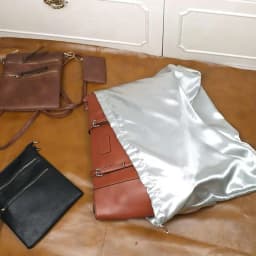 〔CC〕|1Pc Satin Handbag Dust Covers - Breathable Reusable Dust Pouches Luxury Bag Protectors