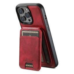 PU Leather Case for iPhone 16 15 Pro Max Plus iPhone 16 15 Pro 2 in1 Function Detachable Magnetic Card bag Stand Feature Cover