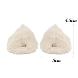 Cat Ear Hair Clips Fluffy Plush Hair Claws Hairpin for Women Girls Cute Side Barrettes Mini Claw Clip Headwear Hair Accessories