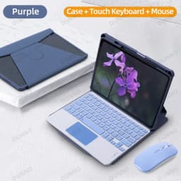 Magnetic Keyboard Case For iPad Pro 11 Air 4/5 10.9 10th 10.5 10.2 9/8/7th Generation Transparent Cover With Keyboard Mouse