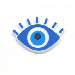 Evil Eye Shoe Charms for Crocs Accessories Blue Eyeball Monster Badge Women Buckle Kids Pins Decoration Jeans Shoes Accessories