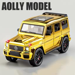 1:24 Benzs G63 AMG SUV Alloy Car Model Sound and Light Pull Back Children's Toy Collectibles Birthday gift