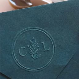 Customize Embossing Stamp Wedding Monogram Embosser Stamp, Personalized 2 Initials Embosser Stamp, Wedding Gift, Hand Held Embos