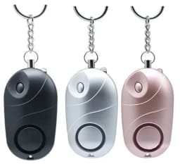 Personal Alarm Safe Sound Emergency Self-Defense Security Alarm Women's Wolf Guard Keychain LED Flashlight For Women Girls Kid
