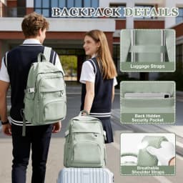 Junior & High School Student Backpack, Large Capacity School Backpack for Boys Girls, Students Outdoor Travel Soft Computer Bag