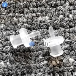 ‌Polypropylene Luer Lock Connector 10Pcs | 1/16'' Barbed Female Tapered Fitting for Syringe/Lab | Free Shipping