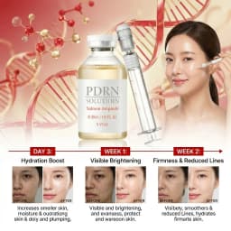 PDRN Salmon DNA Serum Ampoule Advanced Skincare Deep Repair Renew Brighten Tone Strengthen Barrier Firming Face Essence Korean