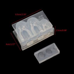 3D Real Mini Glass Bottle Drink Pan Pot Storage Box Silicone Mold Epoxy Resin Pendant Casting Mold DIY Jewelry Making Tools