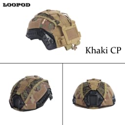 Tactical Helmet Cover for Maritime Helmet with NVG Battery Pouch Hunting Suitable for Tactical Protective and Outdoor Activities