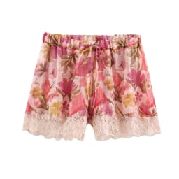 High Street Mint Green Velvet Shorts With Patchwork Lace Trim Paneled Elastic Waist Trousers Women Chic Edgy 2026 Summer Outfits