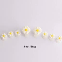 8pcs/Bag Flower Soft Silicone Toe Separator Foot Finger Divider  Separator Flexible Finger Toe Spacer Separation Tool