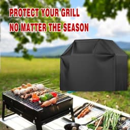 Multiple Size Grill Cover, Heavy Duty Waterproof Barbecue Gas Grill Cover, Black, Heat Resistant, Stain Resistant, Waterproof