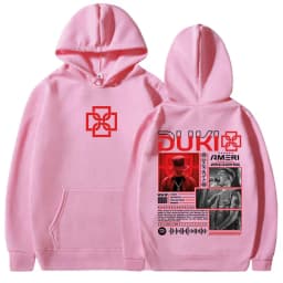 Rapper Duki Ameri World Tour 2025 Hoodies Men's Women Fleece Casual Oversized Sweatshirt Fashion Hip Hop Long Sleeve Pullovers