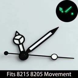 Luminous Watch Hands Blue‑Green & Green, High Quality Replacement Hands for NH35 NH36 ETA2824 2836 Miyota 8205 8215 Watch Movements