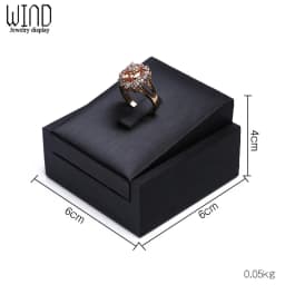 Black PU Leather Jewellery Ring Earrings Stand Holder Set Jewelry Pendant Necklace Chain Chokers Display Bust Bangle Organzier