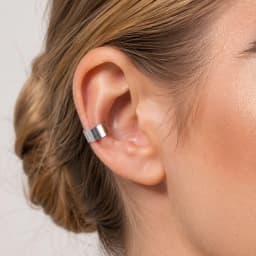 1pc Clip Earrings with Chain Stainless Steel for Women Men Punk Tassel Hoop Ear Cuffs Painless Non Piercing Fake Earring Jewelry