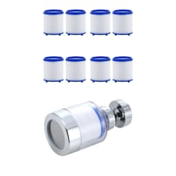 2-40PC Faucet Water Filter Element Remove Chlorine Heavy Metals Filtered Showers Head Bath Filtration Purifier Soften Hard Water