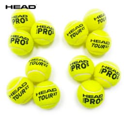 3/6/9/12 PCS HEAD Original Tennis Ball Training Balls Tenis Ball Tennis Coach Balls Trainer Pelotas Tennisballs Wool Rubber