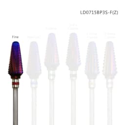 HYTOOS Purple Carbide Nail Drill Bits 3/32" Tornado Carbide Bit Milling Cutters For Manicure Pedicure Nails Accessories Tools