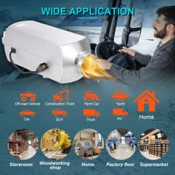 2-8KW 12V&24V Split machine Aluminium case Diesel Heater bluetooth App & Remote Control Dc/AC for RV Trailer Camper Van Boat Bus