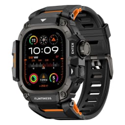 Rugged Band with Case for Apple Watch 49mm 46mm 44mm 45mm, Shockproof Bumper Strap for iWatch SE Ultra/3/2 Series 11 10 9 8 7 6