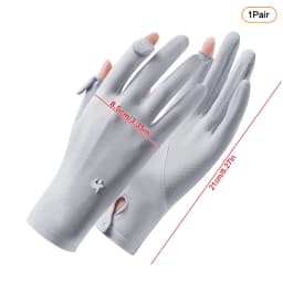 Sunscreen Stretch Women Anti UV Mid-long Breathable Glove For Spring Summer Thin Gloves