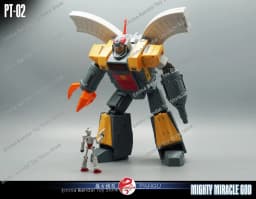 Pangu Transforming Toy PT-02M PT02M God Scale Reduction Defense Fortress Movable Figure Model Statue Birthday Gift In Stock 26CM