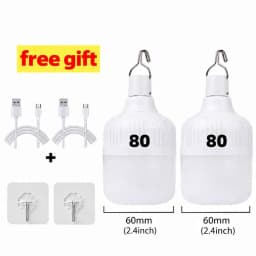 USB Rechargeable LED Multifunctional Emergency Lights House Outdoor Portable Lanterns Emergency Lamp Lantern BBQ Camping Light