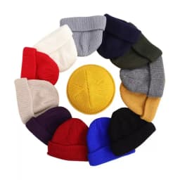 Winter Solid Beanies Knitted Men Women Keep Warm Skullies Caps Multi-colors Cheap Wholesale Dropshipping Hat Caps