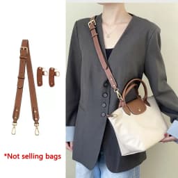 Leather Bag Shoulder Strap For Longchamp S Durable Gift Bag Modification Without Punching Strap Bag Accessories