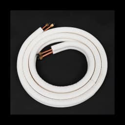 3Meter Air Conditioner Pair Coil Tube 1/4In 3/8In Insulated aluminumWire Set Air Conditioner Parts Refrigerant Tube
