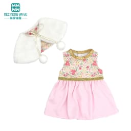 Clothes for Doll Fit 45 cm American Doll Accessories Fashion Denim Shorts Woolen Coat Jacket Dress Gift