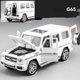 1:32 G65 G63SUV Alloy Car Model Diecasts & Toy Metal Off-road Vehicles Car Model Simulation Sound Light Collection Kids Toy Gift