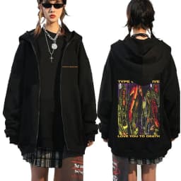 Rock Band Type O Negative Suspended in Dusk Essential Zipper Hoodie Men Women Casual Vintage Zip Up Jacket Male Oversize Hoodies