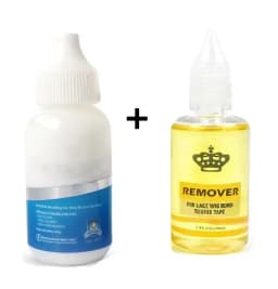 38ml Wholesale Wig Adhesive Waterproof Lace Glue Invisible Hair Toupee Frontal Bonding Remover Ghost+Remover