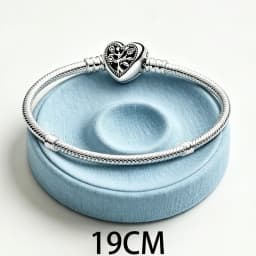 2026 New 925 Silver Heart Shaped Multi Winding Women's Tennis Sliding Bracelet Display Tool DIY Exquisite Charm Jewelry Gift