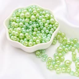 150Pcs Mix Size 3-8mm Beads With Hole Colorful Pearls Round Acrylic Imitation Pearl for DIY Jewelry Making Necklace Bracelet