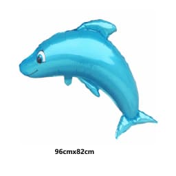 Large Sea Animals Foil Balloons Shark Fish Helium Air Globos Baby Shower Birthday Party Wedding Decorations Ocean Theme Ballons