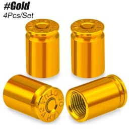 4PCS Tire Valve Stem Caps for Car Tires Universal Stem Covers for Car Leak Proof Stem Cover for SUV Truck Bicycle Motorcycles
