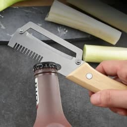 Multifunctional 3-in-1 Stainless Steel Peeler Durable Kitchen Peeling Tool for Slicer Vegetable Fruit Peeler with Bottle Opener