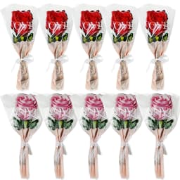10pcs Mini Rose Flower Balloons Rose Shaped Balloons Birthday Wedding Balloon Mother's Day Decoration Baby Shower Party Supplies