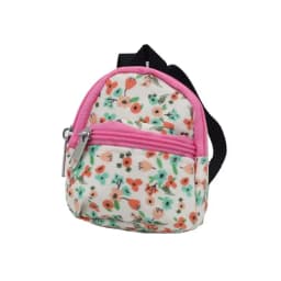 1 Piece Double-Shoulder Zipper Small Coin Purse Keychain Mini Backpack Pendant