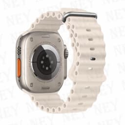 Ocean Band for Apple Watch Ultra 2 49mm 44mm 45mm 42mm 38/40/41mm silicone bracelet correa iwatch series 9 8 7 se 6 5 4 3 strap