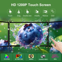 Raspberry Pi 5 7/8 Inch Screen, IPS TFT LCD HDMI Display Touch Screen Monitor 1024*600 1920*1200 HDMI Speaker for DIY Student