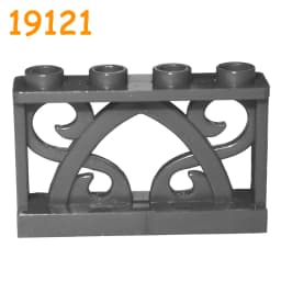 City Accessories Building Block MOC Part Fence Railing Stair Barrier Ladder Guard Bar Castle Garden Farm Assemble Brick 19121