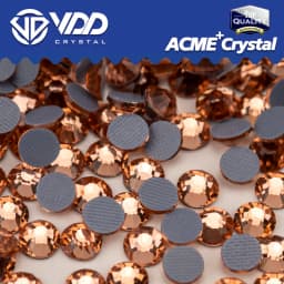 VDD Multi-color ACME+Series Top Quality Glass Hot-Fix Rhinestones Crystal AB Flatback Glitter Strass Stones For Fabric Garment