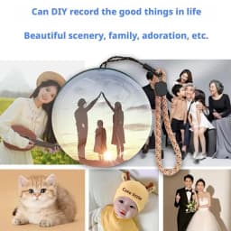 3D Video Crystal Ball DIY Memory Art Glass Ball Lamp Spherical Pixel Display 2.7inchs Screen 4GB Videos Player for Gift