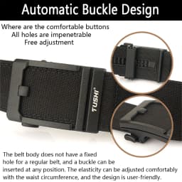 TUSHI New 4.3cm Hard Gun Belt for Men and Women Alloy Automatic Buckle Tactical Outdoor Belt 1100D Nylon Military IPSC Belt Male